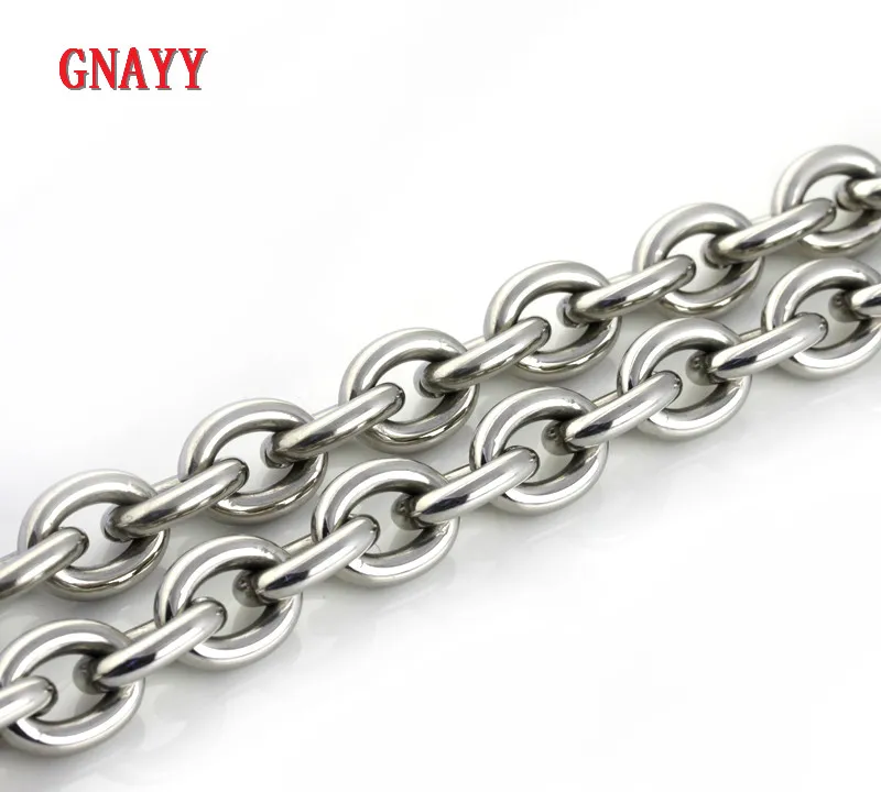 Stainless Steel Large huge 15mm heavy Oval Rolo chain Necklace bracelet 8 inch-40 inch