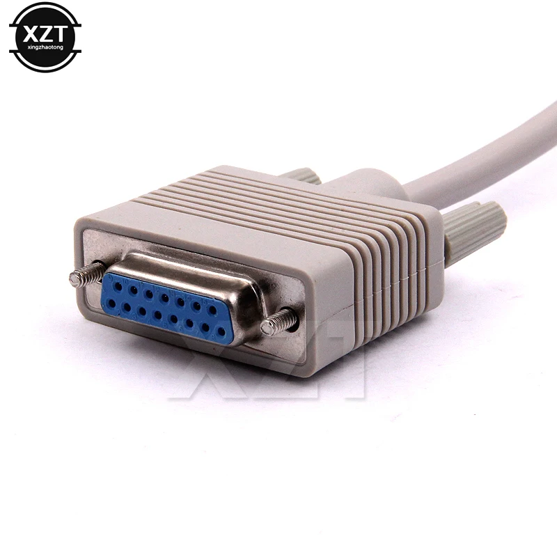 Видеокабель DB15, VGA LCD, DB, 15 контактов, двухрядные разъемы, кабель прямого подключения «штырь-гнездо» для медиа аксессуары newest