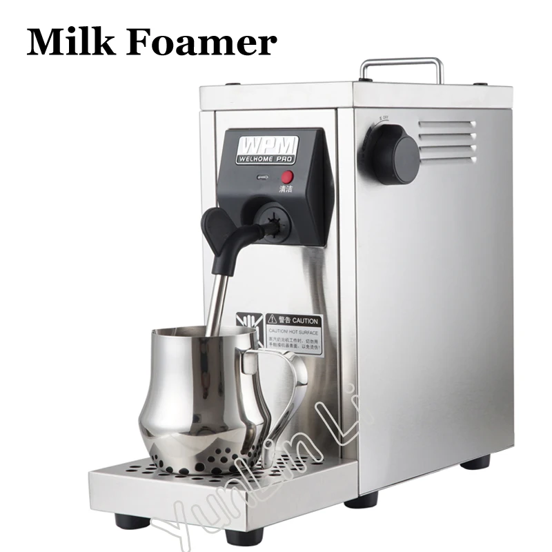 220V Commercial Professional Pump Pressure Milk Foamer /Fully Automatic Milk Steamer Coffee Foamer Milk Foam Machine MS-130D