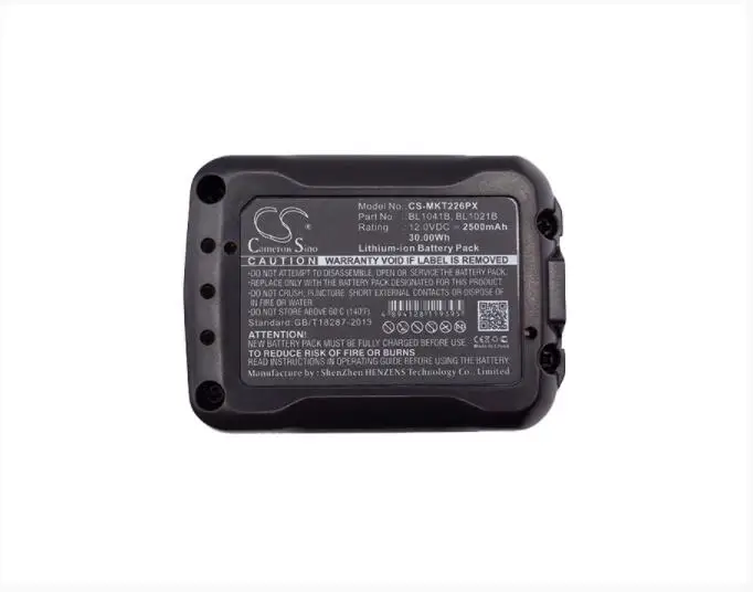 Cameron Sino 2500mAh battery for MAKITA 12V Max CXT Tool 12-Volt MAX CXT CG100 CG100D CG100DSYEX CG100DWAEA CG100DZA CL106FD