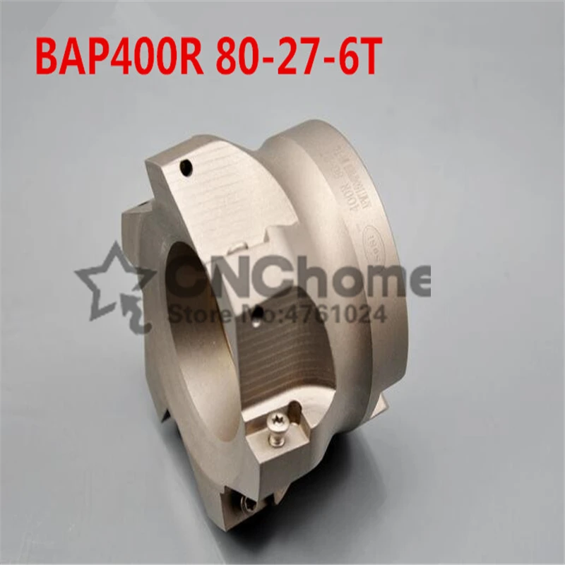 BAP400R-80-27-6T Face Mill Shoulder Cutter For Milling Machine,BAP400R Milling Cutter for APMT/APKT1604 blades