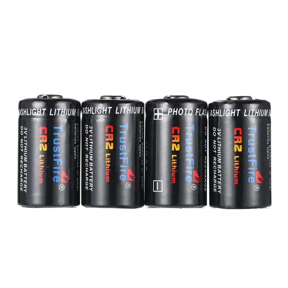 4 pz/lotto TrustFire CR2 3V 750mAh Batteria CR 2 Batterie Al Litio Cella con Valvola di Sicurezza Per Torce Elettrica Fari Telecamere