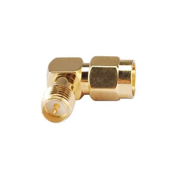 Special Offer 50 Pcs Adapter 90 Degree RP SMA Male Jack To RP SMA Female Plug Connector Right Angle M/F PTFE