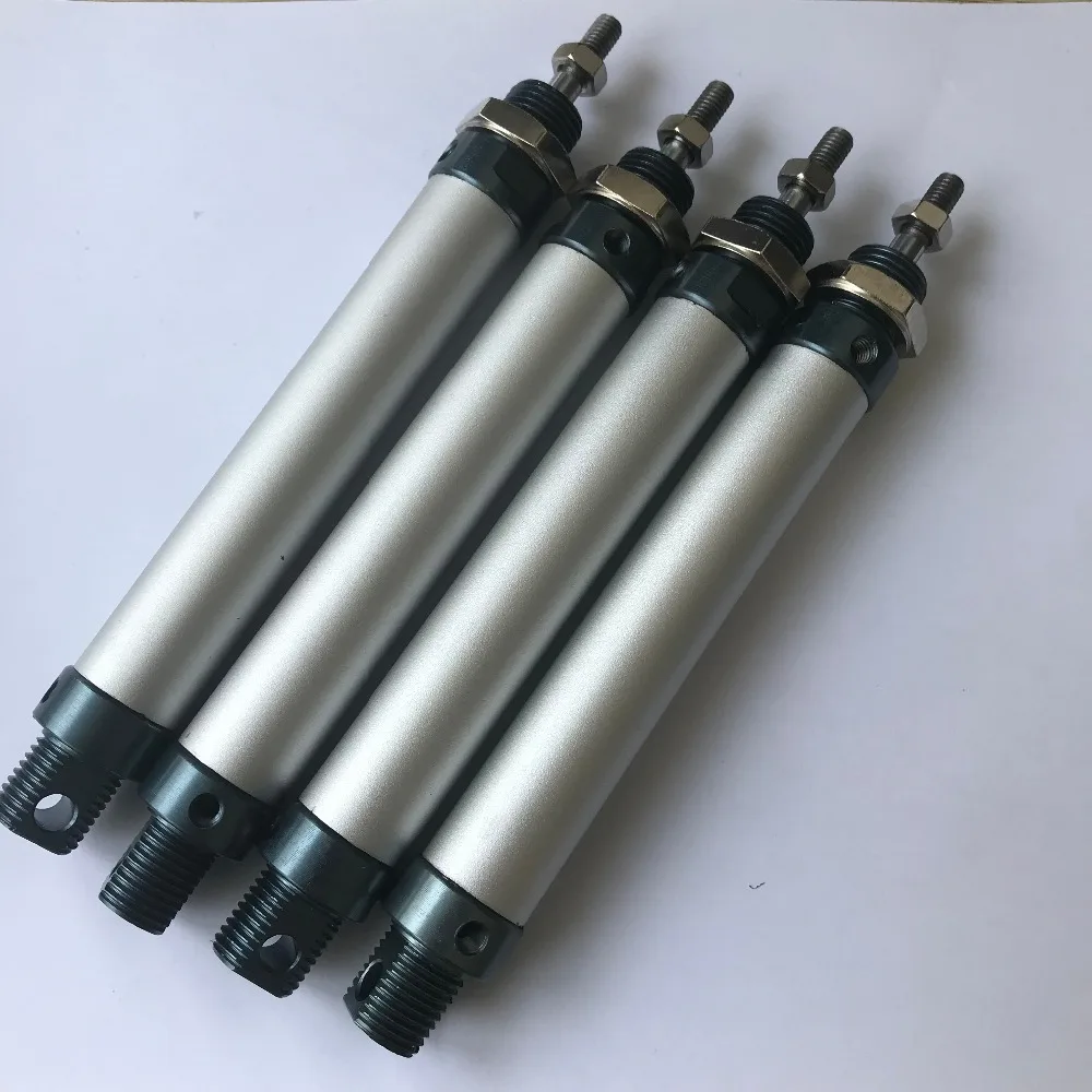 bore 16mm X75mm stroke double action type Aluminum Alloy Mini Cylinder pneumatic cylinder air cylinder