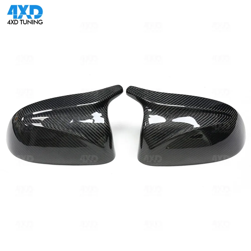 X3 G01 Carbon Mirror Cover For BMW X5 G05 X4 G02 Carbon Side RearView Mirror Cover M LOOK Replacement with M logo emblem 2018 20