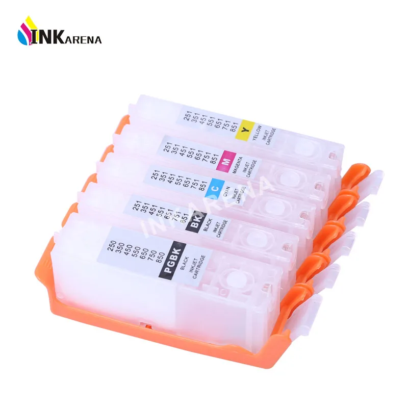 PGI-450 CLI-451 Refill Ink Cartridge PGI450 cli451 For CANON PIXMA MG5440 MG5540 MG5640 MG6440 IP7240 IX6540 IX6840 Printer Ink