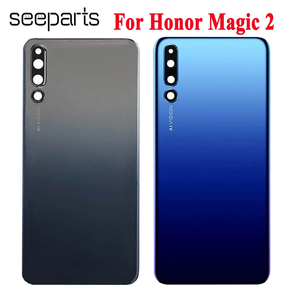 For Honor Magic 2 Back Cover Panel Rear Cover Housing Door For Honor Magic 2 Battery Cover Replacemt Parts Magic2 Battery Cover