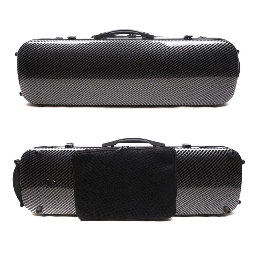 

New 4/4 violin case carbon fiber composite Oblong Case hard Case Light Strong