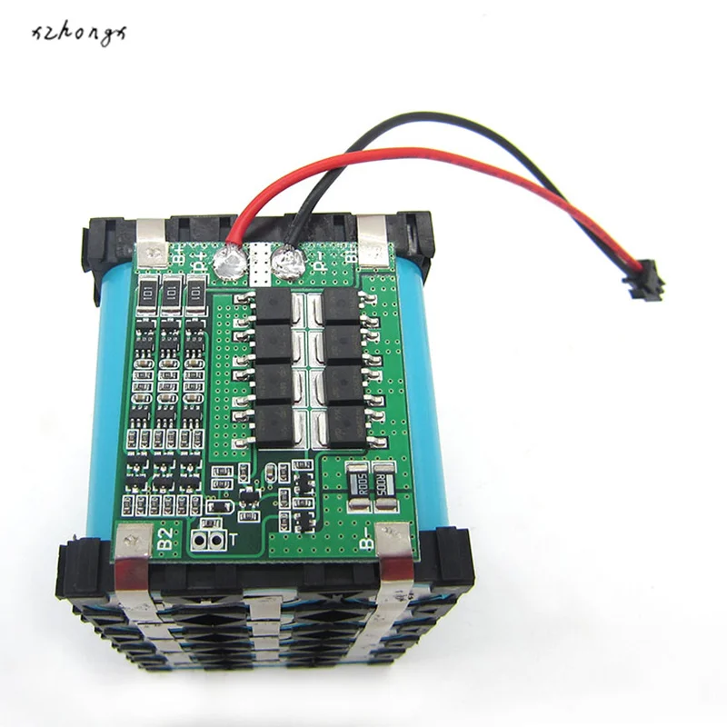 Placa de proteção de bateria de lítio 3s, 25a, 18650 bms, pcm para bateria de íon de lítio, módulo de célula de tipo lipo