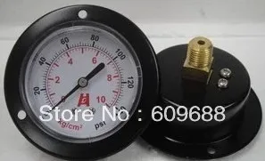 Water Pressure Gauge,Air Pressure Gauge 1/8PT 0-10KG,dia 40MM