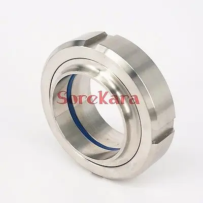 

Welding O.D 57mm SS304 Stainless Steel Sanitary SMS Weld On Socket Union Set Pipe Fitting For Food Industries