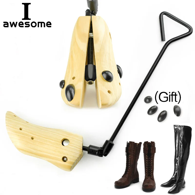 1 piece Wood shoe trees Expanded For High Heels Boots Shape shoes tree Adjustable Professional Shoe Stretcher Female Expansion