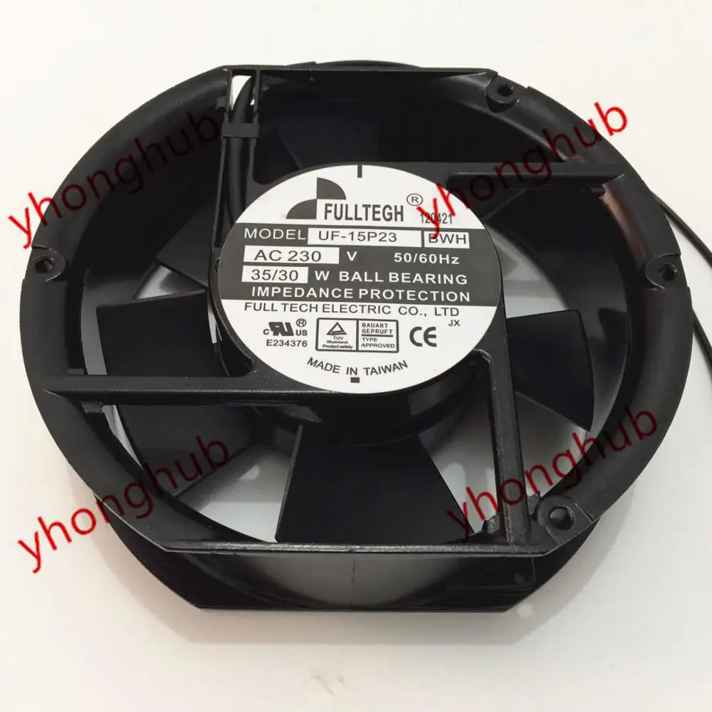 

FULLTECH UF-15P23 BWH DC 220V 35/30W 172x150x50mm 2-Wire Cooling Cooling Fan