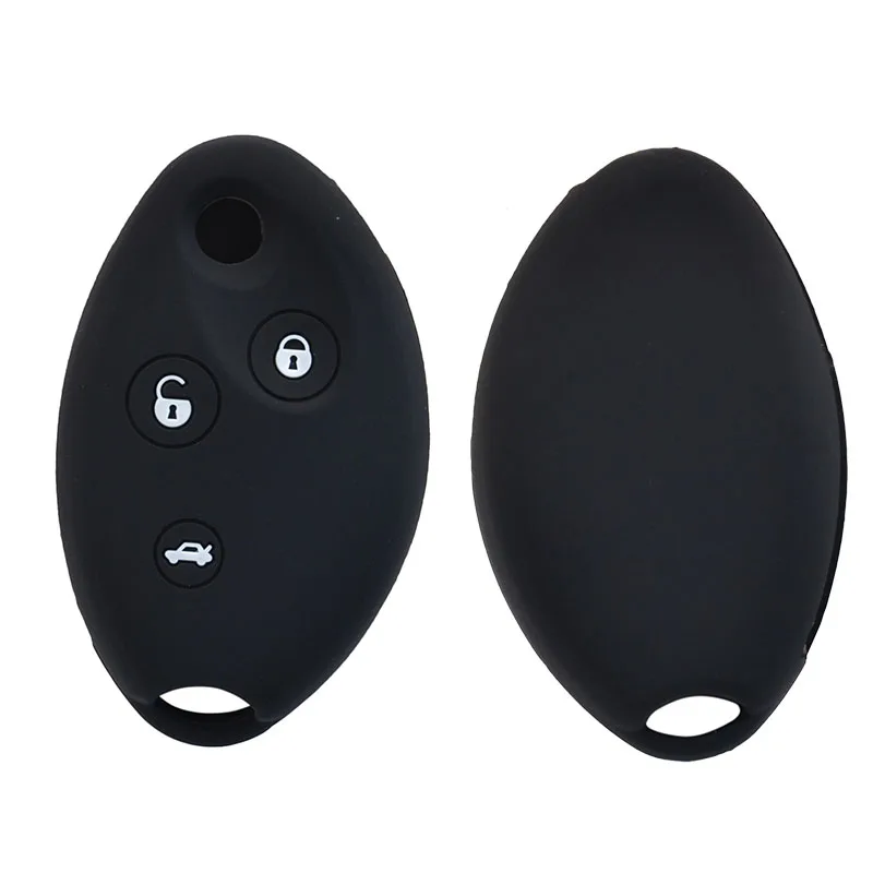 AX For Citroen C5 C8 Picasso Xsara Berlingo Skin Holder Protector 3 Button Silicone Car Remote Key Fob Shell Cover Case