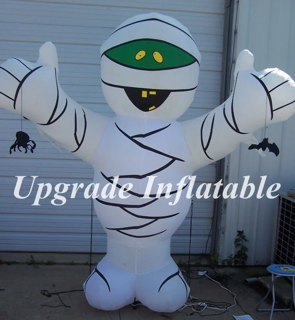 Customized 10FT Blow Up Halloween Decoration Inflatable Mummy for Festival Pop Up Zombie