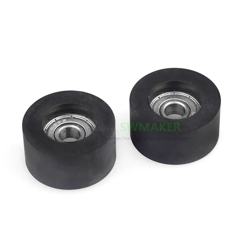 

1pcs 8*35*18mm 608zz coated polyurethane guide wheel/roller, rowing machine accessories, sports equipment pulley