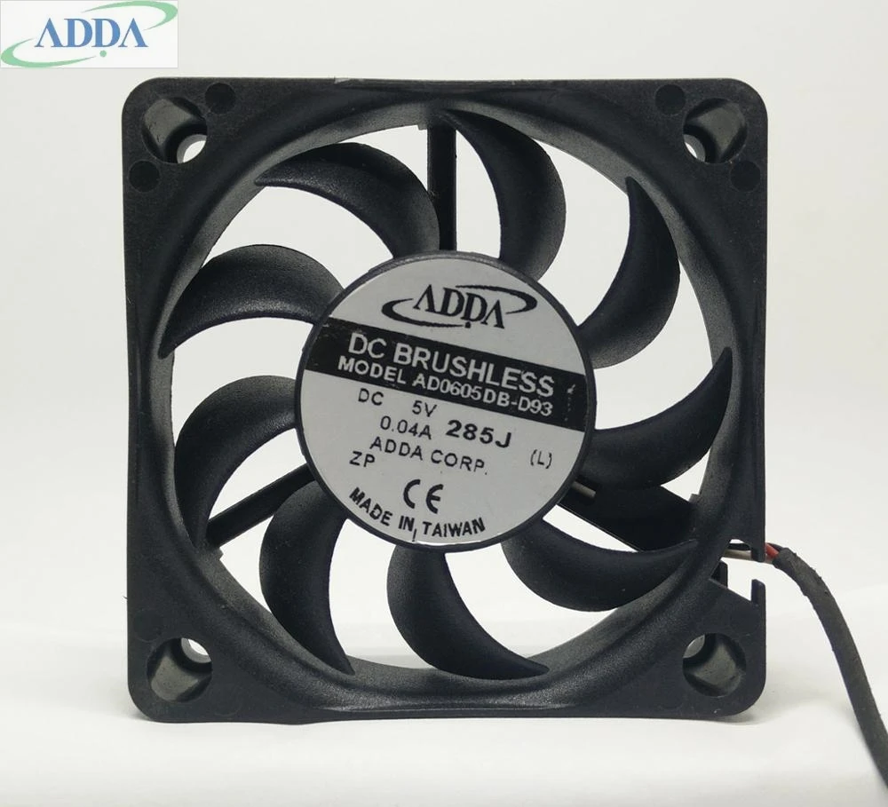 

FOR ADDA AD0605DB-D93 FOR ADDA 6CM 6015 60mm 0.04A 5V Dual ball axial cooling fan