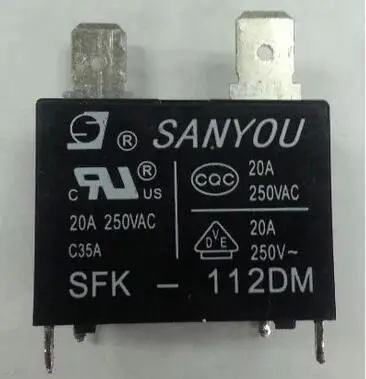 10pcs SFK-112DM HF102F-12VDC G4A20A air conditioner 20A 250VAC sanyou relay