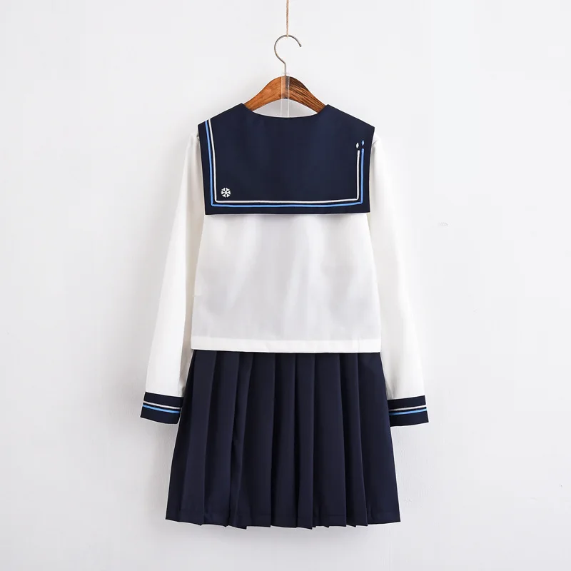 Japanese School Uniform Girls High School Students Clothing Korean Novelty Sailor Suits Costume JK  Tops +Skirt Uniforms