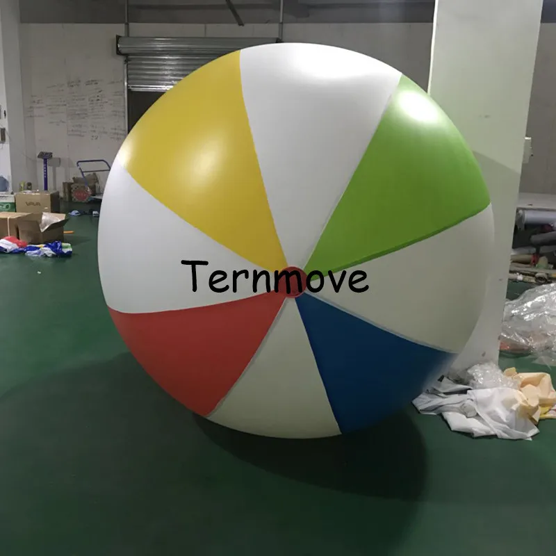 Aufblasbare 200CM Riesige Bunte Volleyball Wasser Luftballons Strand Ball Kinder Erwachsene Pool Spielen Outdoor Bälle