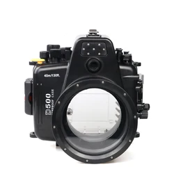 40m/195ft Waterproof Underwater Housing Camera Diving Case for Nikon D500 Camera Bag Case Cover