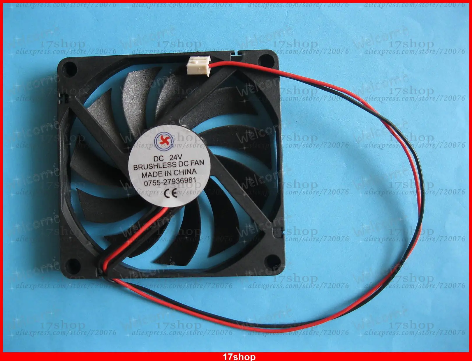 1 pcs Brushless DC Cooling Fan 24V 8010S 11 Blades 80x80x10mm Sleeve-bearing