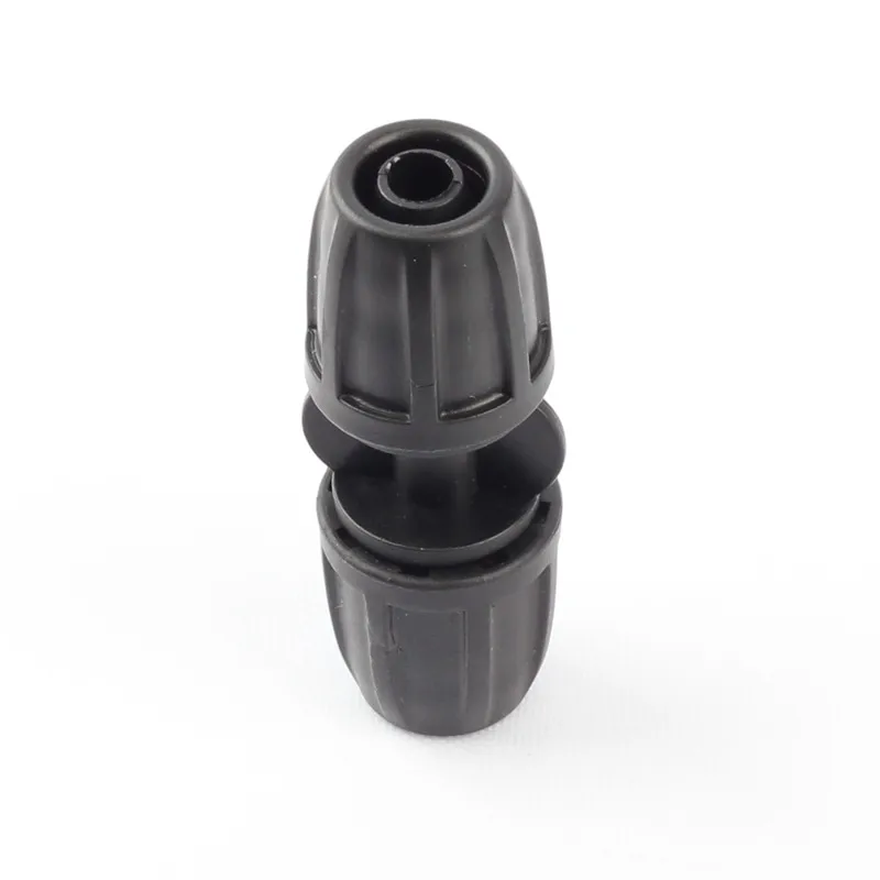 50pcs 8/11 9/12mm Irrigation Pipe Lock Nut Connectors Hi-Quality Farm Drip Irrigation System Water Hose Connector Watering Tube