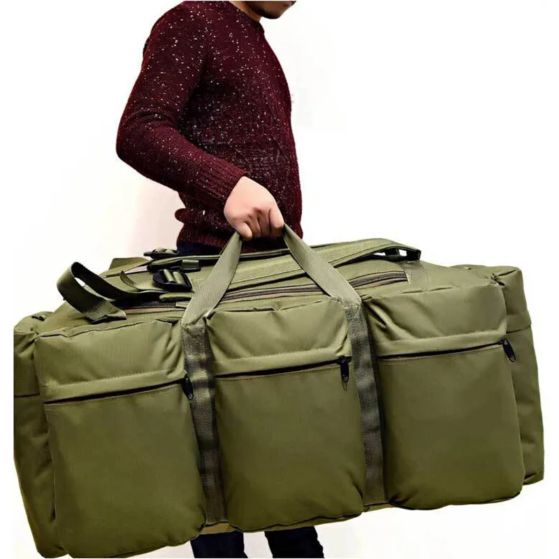 90L męski plecak taktyczny o dużej pojemności torby 900D wodoodporny odkryty piesze wycieczki Camping torba wspinaczkowa plecak podróżny