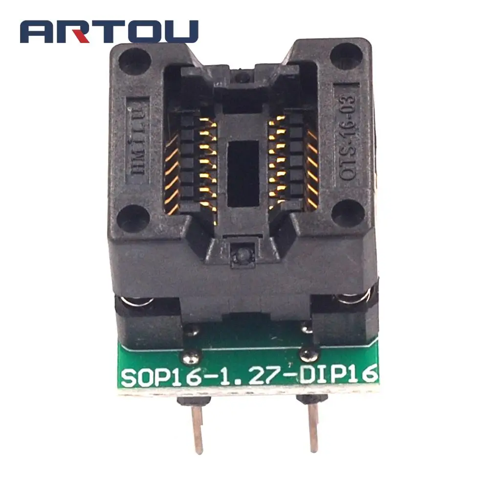 SOP16 TO DIP16 IC Socket SOP16 Turn DIP16 Programmer Adapter 150mil Write Seat