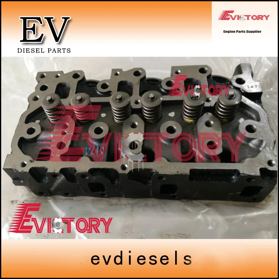 

For Hiatch ZX8U-2 for Yanmar 3TNV70 3TNV70-XBV cylinder head assy genuine new +full gasket kit