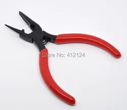 1 Mũi Tròn Và Lõm Kìm Thép Không Gỉ Chiếu Trúc Hạt Trang Sức Dụng Cụ 12.5Cm