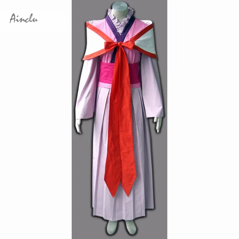 Ainclu Free Shipping Code Geass Anime Sumeragi Kaguya Adult Halloween Cosplay Costume Customize for plus size adults and kids