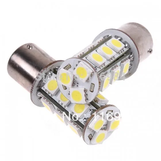 2 Pcs x 1156 BA15S 5050 18 SMD LED Turn Signal Light or Reversing Lamp White yellow blue red