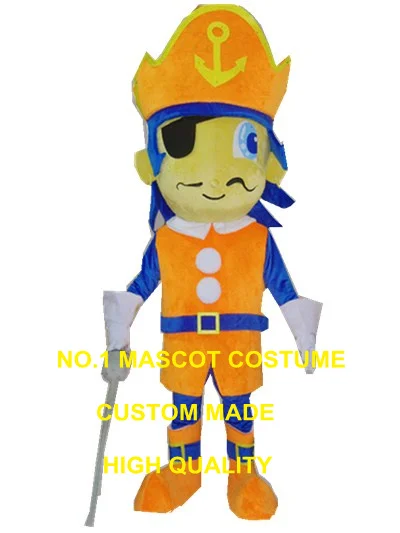 Pirata menino mascote traje personalizado tamanho adulto personagem dos desenhos animados cosplay carnaval traje 3182