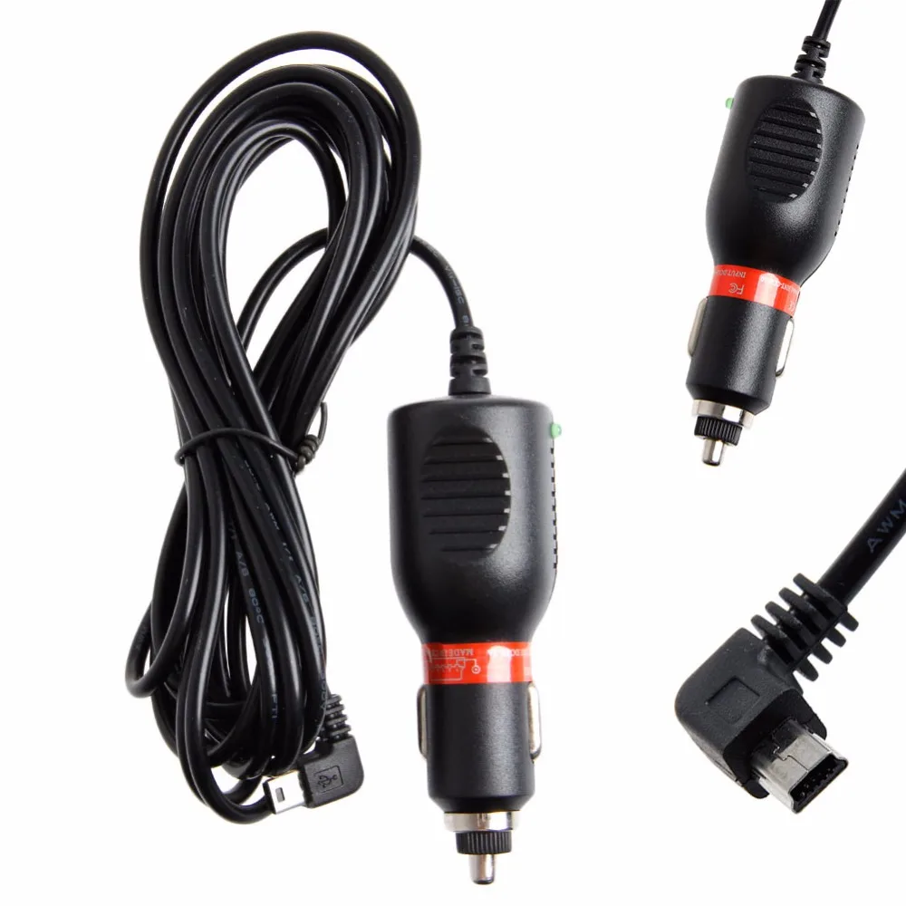 Mini USB Car Vehicle for DC Power Adapter Charger Cord Cable for  Nuvi GPS Intelligent for Protection Plug and for Play
