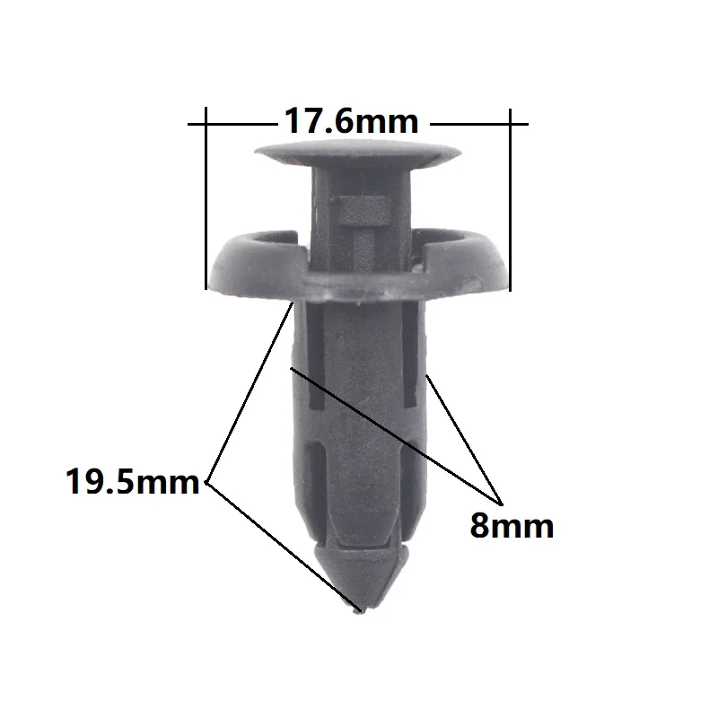Пластиковые заклепки для крыла бампера автомобиля