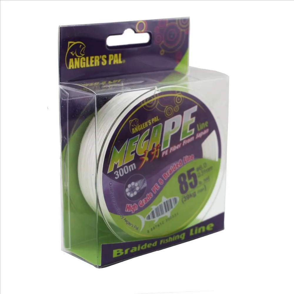 300M Anglers Pal MEGA X8 multifilament PE braided Japan fishing line 8 strands braid, Durable Fishing Equipment