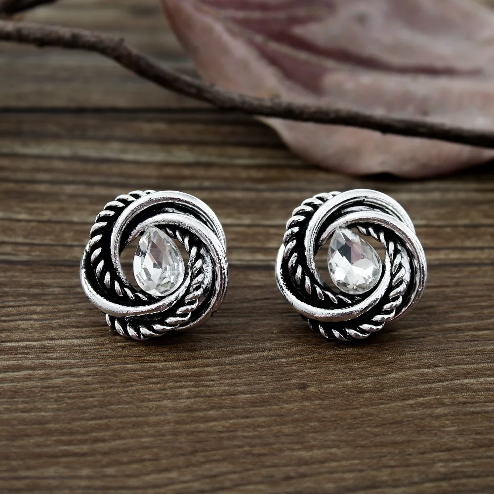 Vikings earrings contracted water droplets earpins restoring ancient ways Women gift free shipping