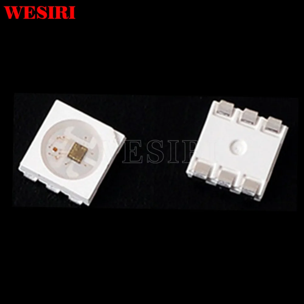 10-1000 шт. APA102 LED s Chips APA-102C SK9822 IC SMD 5050 RGB для светодиодной ленты, панель освещения DC5V