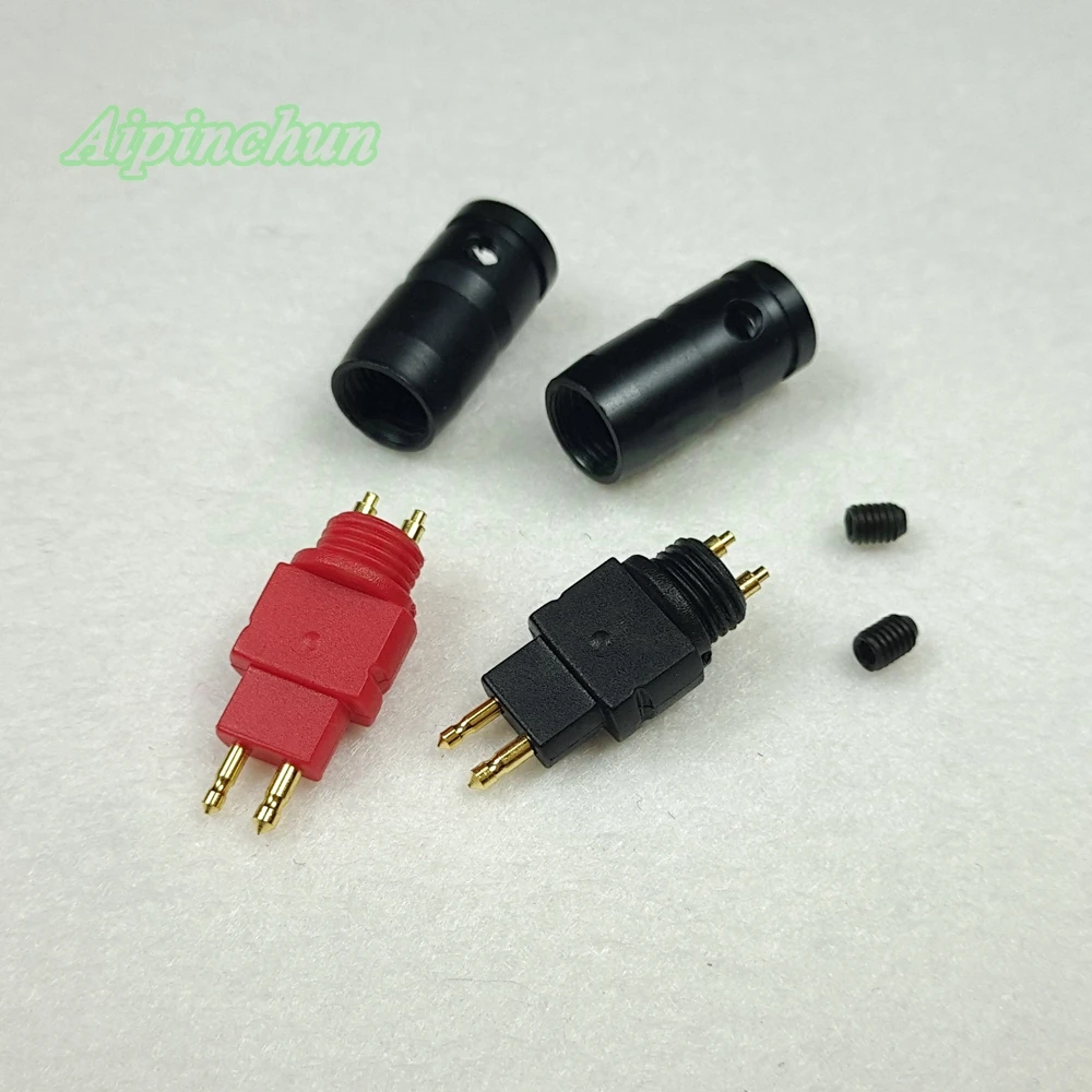 

Aipinchun 5Pairs Diy Metal Housing Headphone Connectors Earphone Male Bulk Pins for Senheiser HD414 HD25 HD430 HD650 HD600 HD580