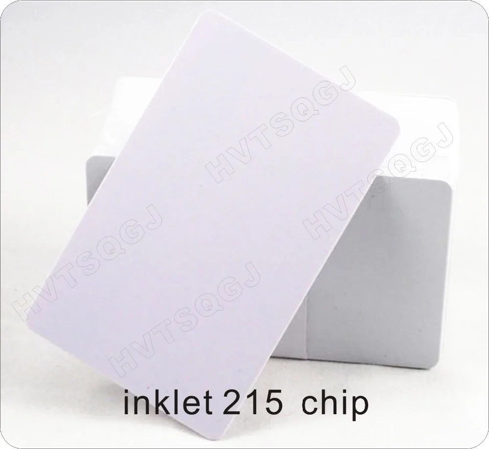 

1000pcs PVC card with chip nfc 215 chip inkjet printable blank pvc card