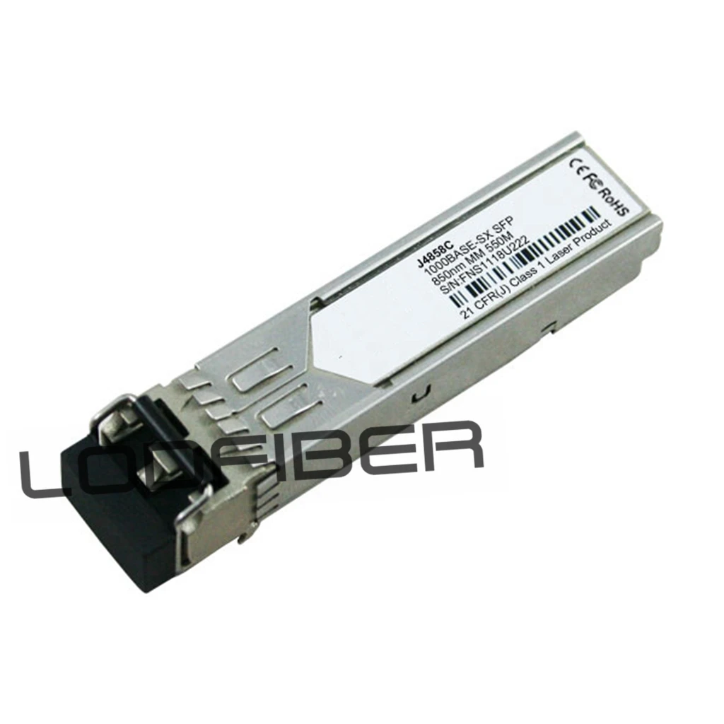 LODFIBER J4858C H-P-E Compatible 1000BASE-SX SFP 850nm 550m Transceiver