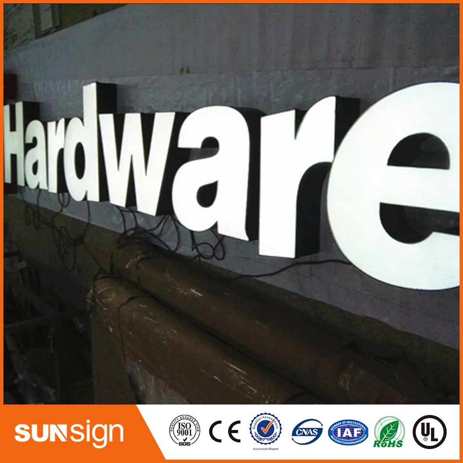 China professional manufacture frontlit led advertising signage