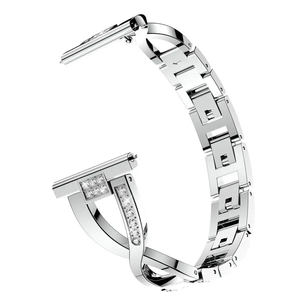 20mm Stainless Steel Watch Strap For Samsung Galaxy Watch Active 40mm/Active2 /Galaxy42mm Smart Wristband Metal Jewelry Bracelet