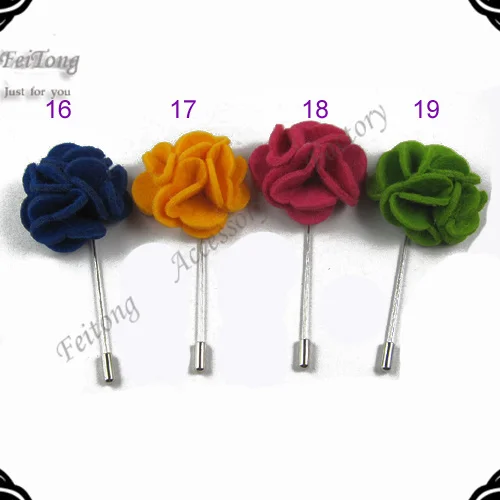 ورأى الزهور الرجال عصا دبوس دبابيس دبوس بروش دبابيس 20 قطعة/الوحدة 19 لون لاختيارك شحن مجاني