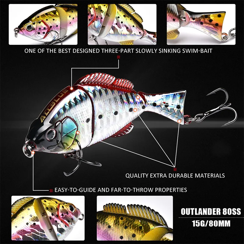 Outlander 80SS Swimbait – Señuelo para depredadores - imagen 3