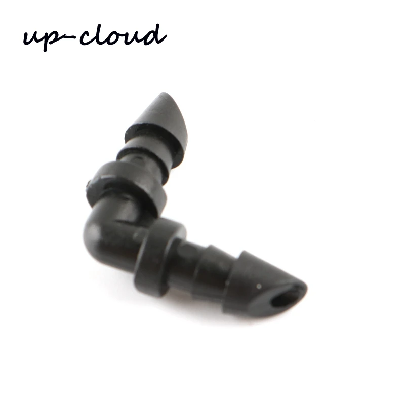 

30pcs UP-CLOUD 4/7mm Hose Barbed Elbow 90 Degree Connector Garden Plant Micro Irrigation L-type Adapter 1/4" Tube Joint