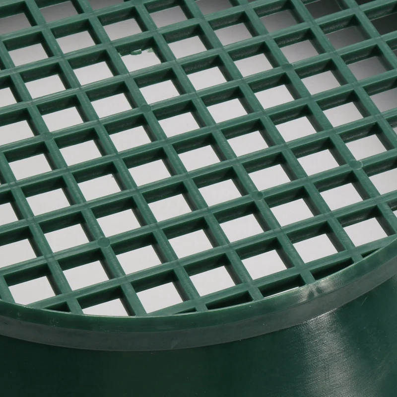 TOP 1Pc Green Gold Pan Sifting Classifier Mesh Screen Mining Sifter Metal Detecting Tool 34x34x10Cm Panning Classifier