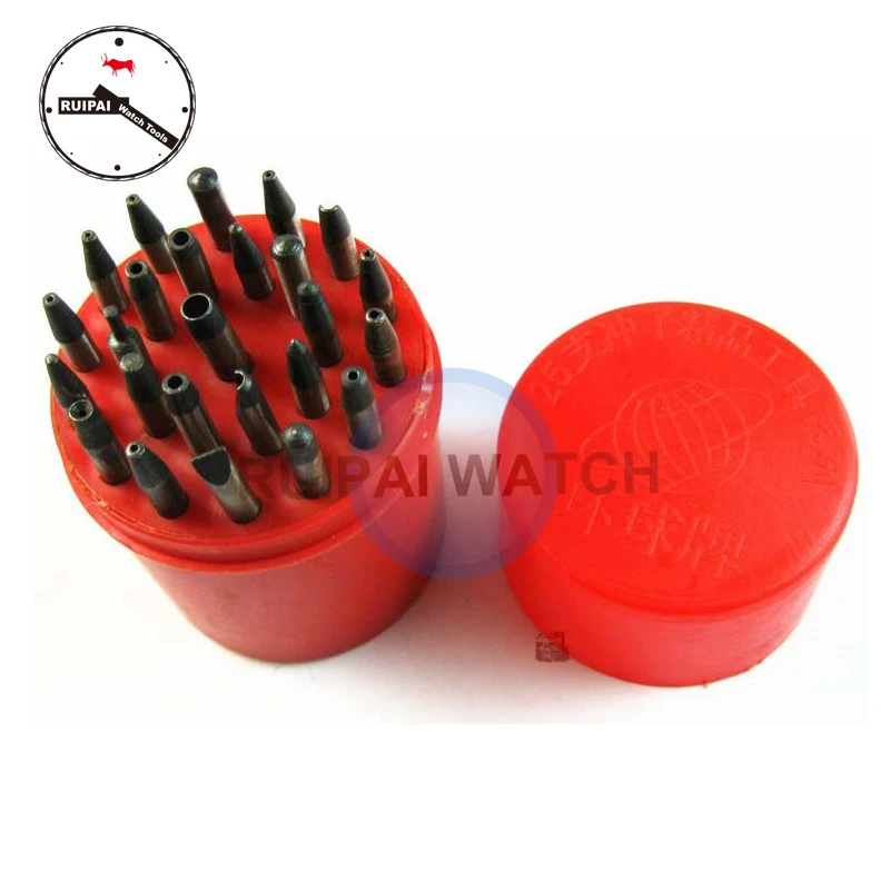 25 in 1 Watchband hole pouncher tool set Assort size Watch Strap hole maker tool for watchmakers