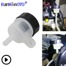 Motorcycle Brake Fluid Reservoir Tank Oil Cup Hydraulic Oil Bottles Foot Oil Master Cylinder Oil Tank Liquid ABS Universal